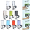 Wall Mounted Bathroom Manually Lotion Shampoo Bottle Dispenser Liquid Soap Squeezer
