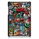 Tri-Fold Pringting Tablet Cover fr Samsung Galaxy Tab S5E SM-T720 SM-T725 Tablet - Doodle