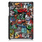 Tri-Fold Pringting Tablet Cover fr Samsung Galaxy Tab S5E SM-T720 SM-T725 Tablet - Doodle