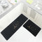 Modern Non-slip Door Floor Rug Mat Embroidered Iron Tower Kitchen Bathroom Carpet Home Decorations