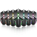 S200 1600 DPI Adjustable USB 2.0 Wried RGB Backlit Optical Gaming Mouse for PC Latop