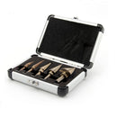 Drillpro 5pcs Hss Cobalt Step Drill Bit Set Multiple Hole 50 Sizes with Aluminum Case