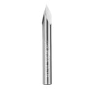 Drillpro 5pcs 6mm Shank 0.1mm Tip 45 Degree Tungsten Steel Engraving Bit CNC Tool
