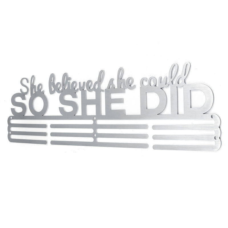 48cm Metal Steel Sport Medal Holder Hanger Display Rack Ideal Gift Decor Running Decorations