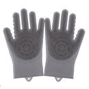 Silicone Multi-function Kitchen Cleaning Magic Glove Dishwashing Brush