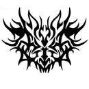 Motorcycle Car Sticker Flower 4x10cm Fashion Reflective Decals 5 Colors