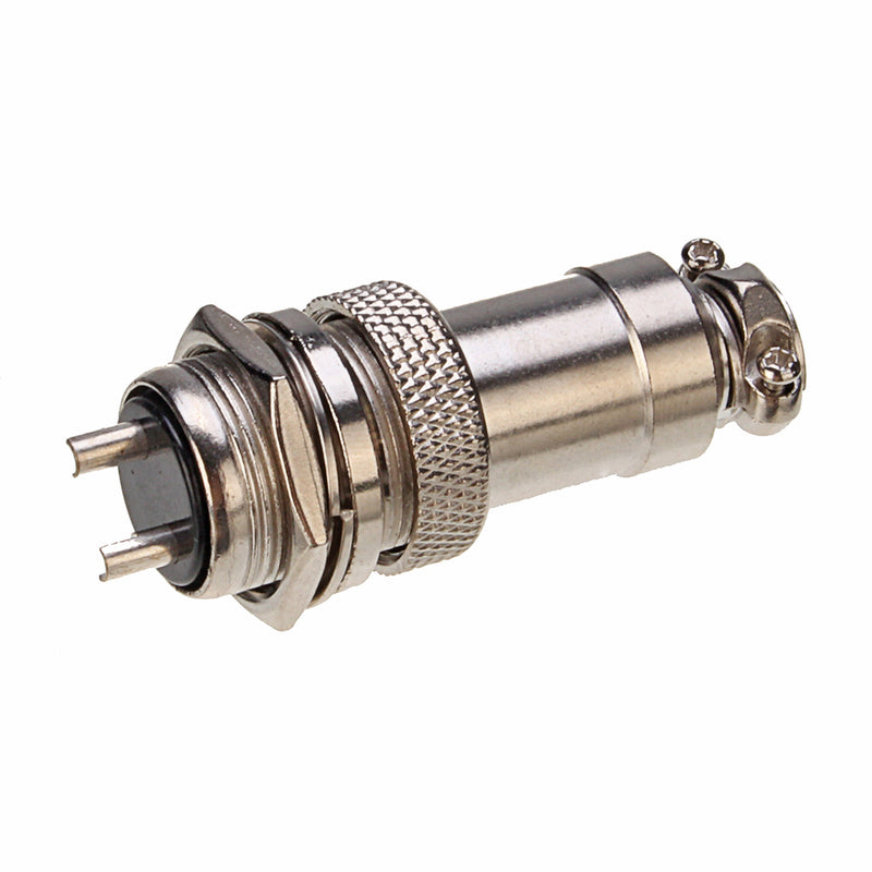5pcs GX20 2 Pin 20mm Male & Female Wire Panel Circular Connector Aviation Socket Plug