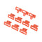 10PCS DF-22 Fixed Bracket Support Compact Cable Conductor Wire Connector Terminal Block PCT-2-2 PCT-3-3