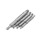 Drillpro 4pcs Small Size Double Side Damaged Screw Extractor Bolt Stud Remover Tool