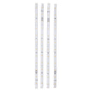 4PCS 30CM DC12V 3528 Waterproof LED Cabinet Strip Light with 4Pin 0.5A UK Power Supply for Stairs Wardrobe Bed Closet