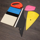6Pcs Window Tinting Tool Glass Vinyl Sticker Scrapers Felt Squeegee Cutter