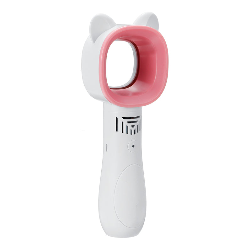 5V Mini Handheld Fan Light Quiet 3 Speed USB Charging Portable Personal Summer Cooling Fan Bladeless Fan