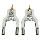 2Pcs Copper Gwinstek LCR Kelvin Test Clip Bridge Test Clip Microresistivity Clip