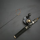 ZANLURE 0.9-1.3m Titanium Alloy Micro Lead Raft Fishing Rod Solid Soft Tips Telescopic Fishing Rod