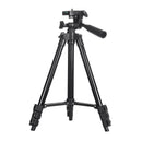 INSMA 4 Sections Tripod Camera Stand Phone Holder Stand With Phone Clip 360 Degree Rotation For Camera Smart Phone