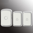 CACAZI A20 Wireless Music Doorbell Waterproof AC 110-220V 300M Remote Door Bell 2 Button 1 Receiver