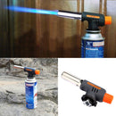 Auto Ignition Flamethrower Gas Torch Camping Welding BBQ Butane Burner Adapter