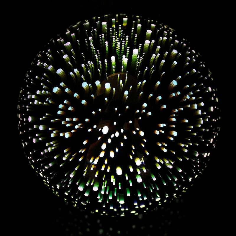 3D LED Night Light Glass Lamp Magical Crystal Ball Sphere Table Christmas Gift