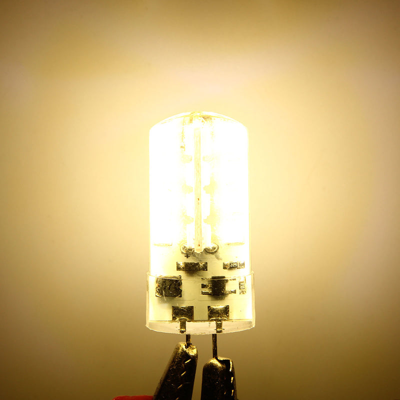 G4 LED 2W 32 SMD 2835 200Lm LED Crystal Light Silicone Light Lamp Bulb AC/DC 12V