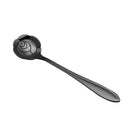 KCASA KC-FS01 Black Stainless Steel Flower Shape Coffee Sugar Spoon Tea Spoon Ice Cream Tableware
