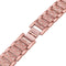 Crystal Stainless Steel Watch Band Wrist Strap for Fitbit Charge 3 Smart Watch