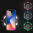 Bakeey 10W Qi Wireless Fast Charging Stand Dock Phone Charger For Samsung S10 for iPhone 8 XS 11 White / Black