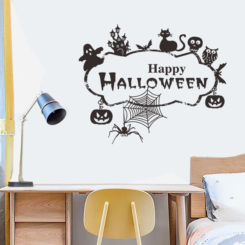 Miico FX3039 Halloween Sticker Novetly Cartoon Wall Sticker Removable Sticker For Room Decoraion