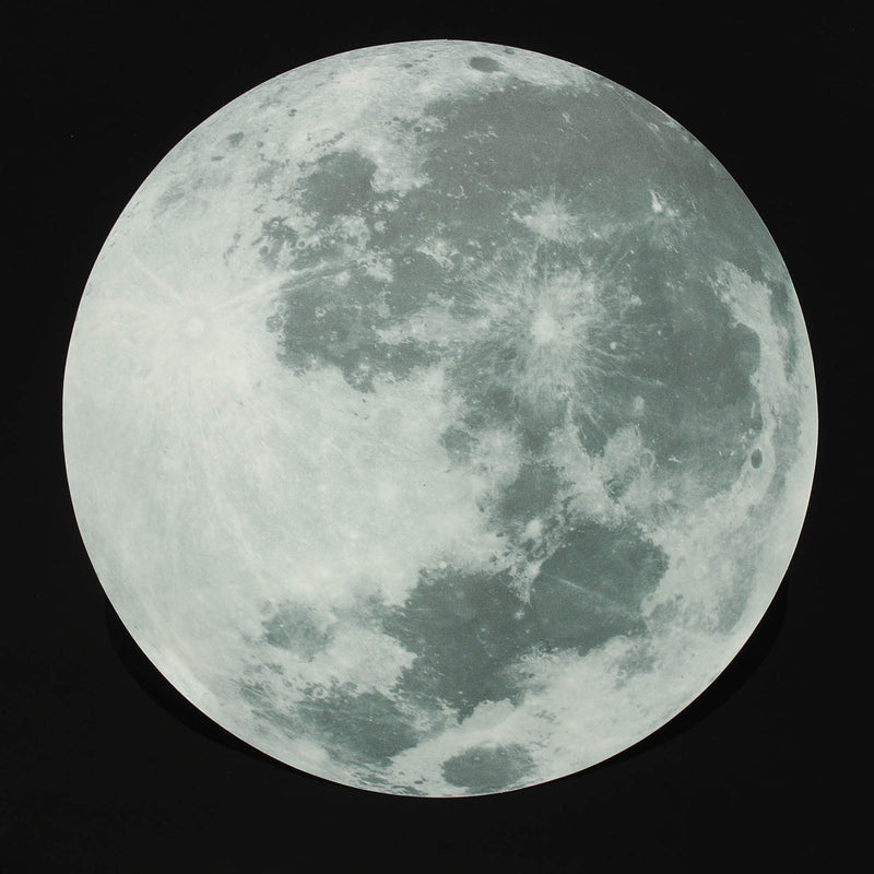 30cm Large Moon Wall Sticker Removable Glow In The Dark Sticker