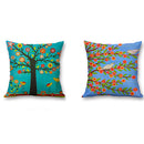 European Style Oil Painting Tree Cushion Cover Home Decor Throw Pillow Case