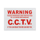 Camera Warning Sign A5 24 Hour CCTV We Can See You Metal Sticker Security Safety Sign
