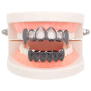 4 Colors Hiphop Grillz Hip Hop Gold Braces Teeth Jewelry Set