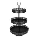 3-Tier Cupcake Stand Metal Cake Dessert Wedding Event Party Display Tower Plate Decorations