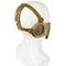 Steel Wire Mask Outdoor Hunting Breathable Tactical Mesh Half Face Protective Mask Earmuffs Version
