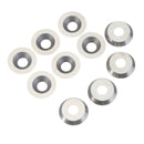 10pcs Round Carbide Inserts Cutter 16mm Diameter for Wood Turning