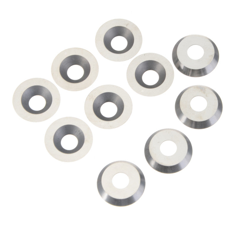 10pcs Round Carbide Inserts Cutter 16mm Diameter for Wood Turning