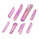 50g Powerful & Rare Purple Aura Lemurian Seed Quartz Crystal Point 12-15pcs