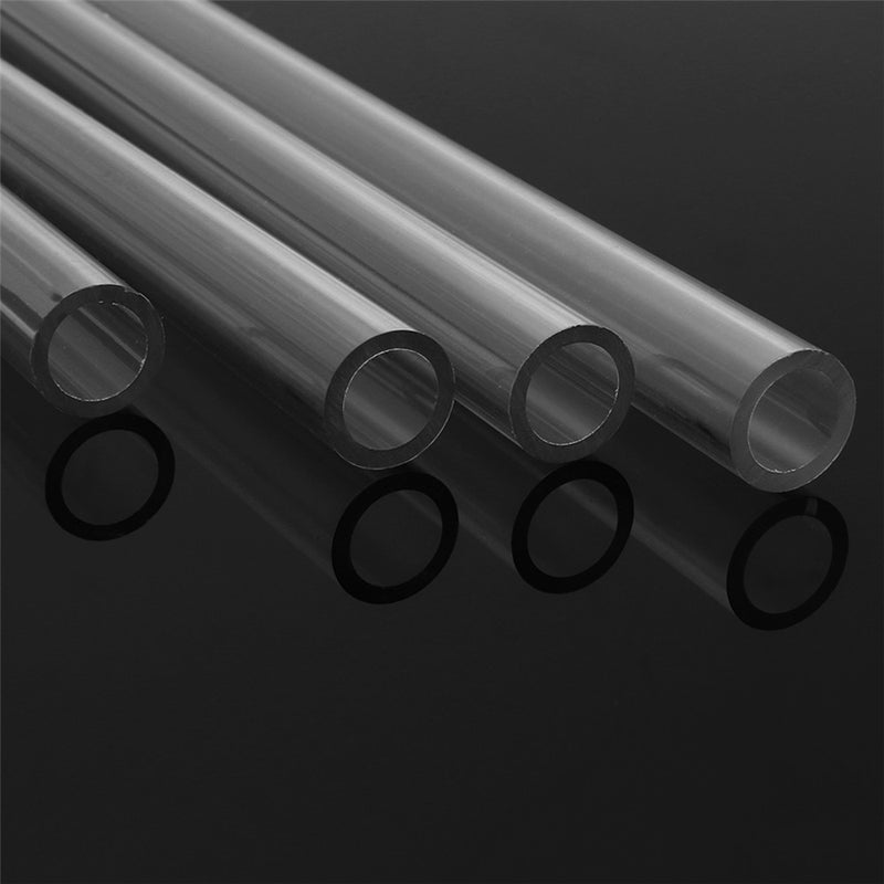 4pcs 500mm PETG Tubing Rigid Tubes Set 10/14mm Clear Bending Hard Tubes Water Cooling