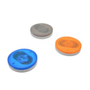 5pcs KTNNKG Yellow 3V 433Mhz Wireless Remote Control 1 Button Round Remote Control Switch EV1527 Chip Learning Type