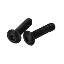 Suleve M5CH8 50Pcs M5 10.9 Grade Carbon Steel Hex Socket Cap Head Screw 6-40mm Optional Length