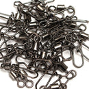 ZANLURE 25Pcs Snap Links Swivels Fishing Tackle Enhanced Pin For Coarse Carp Sea Fishing