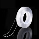 1/2/3/5M Transparent Double Sided Nano PU Gel Tape Anti-slip Fixed Adhesive 30mm
