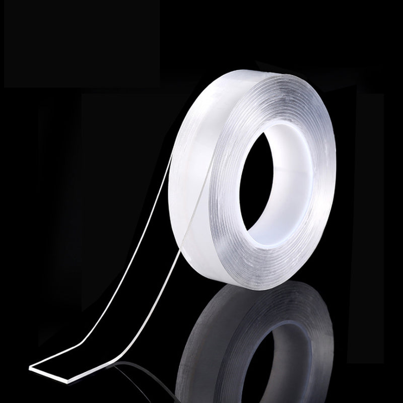 1/2/3/5M Transparent Double Sided Nano PU Gel Tape Anti-slip Fixed Adhesive 30mm