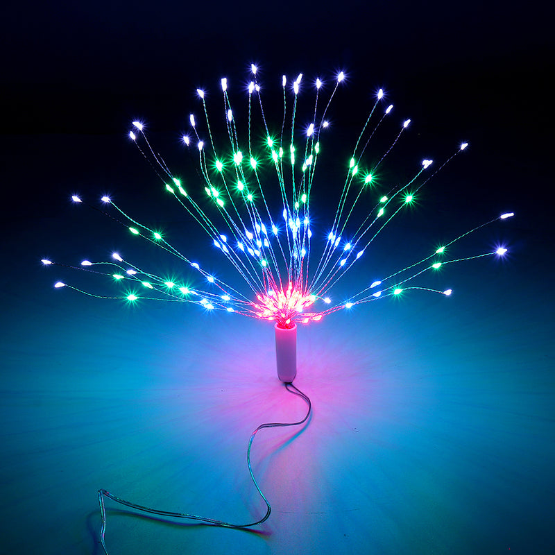 USB Powered 8 Mode 150 LED DIY Firework Starburst Fairy String Light Remote Control Christmas Decor