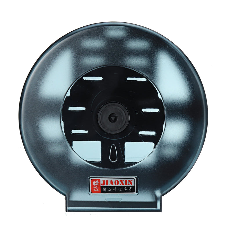 Black/White WALL MOUNTED Plastic Toilet Paper Shelf Holder Large Roll Lockable