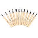 12Pcs Wood Carving Hand Chisel Tool Set Wood Working Professional Gouges + Case