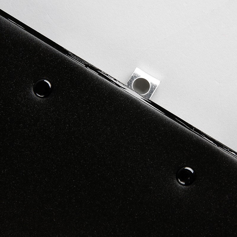 Deli 9224 A4 PVC Clip Board Portable Black Writing Board Clipboard Office School Meeting Accessories With Metal Clip