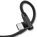 Bakeey 90 Degree Reversible 2.4A Type C Charging Data Cable 3.28ft/1m for Xiaomi Mi A2 Pocophone F1