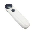 40X Jewelry Magnifier 2 LED Light Optical Glass Lens Magnifying For Jewelry Stamps Coin Collectors