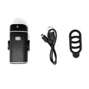 BIKIGHT  750LM LED Bicycle Headlamp Waterproof Bike Front Light USB Charging Night Riding