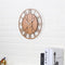 Modern Wall Clock Round Silent Movement Skeleton Roman Numeral Home Minimalist Room Clock